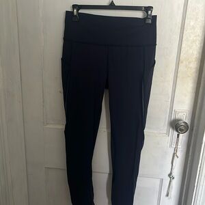 Lululemon Athletic Sheer/Mesh Detail Leggings